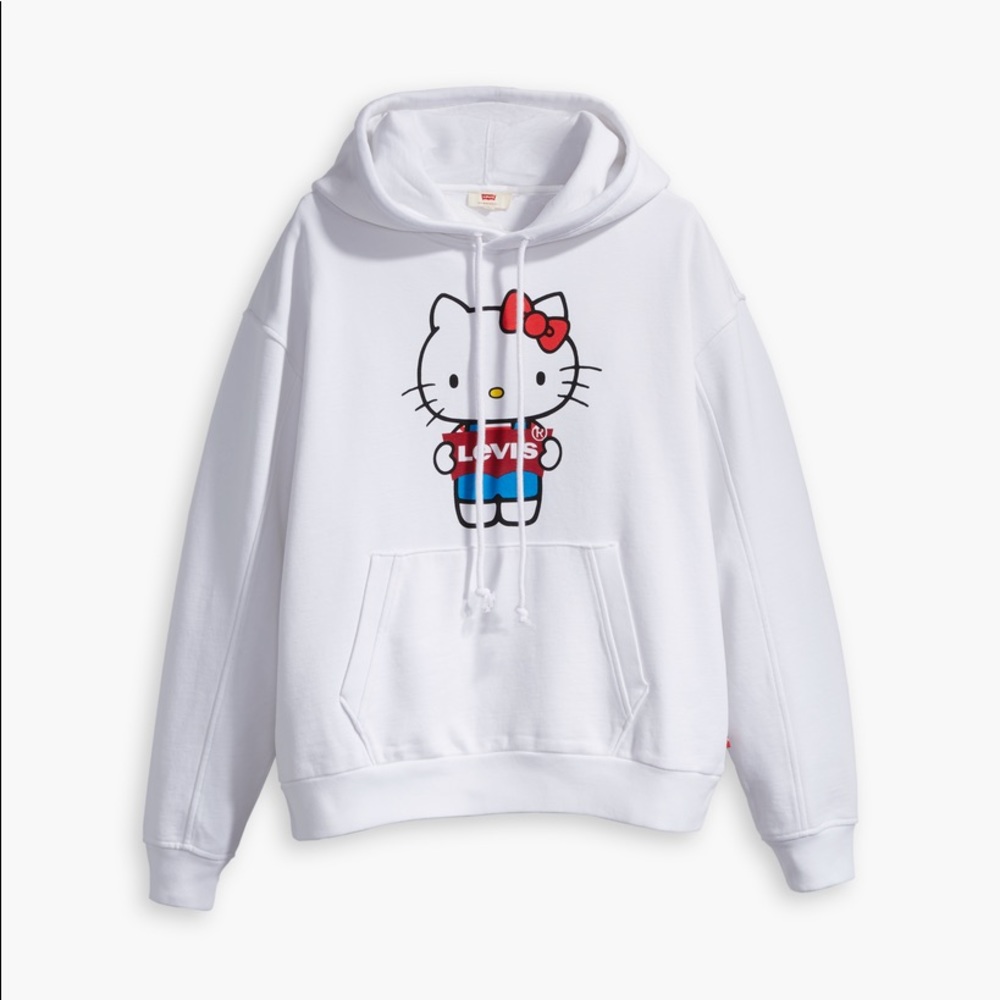 Levi’s Hello Kitty White Hoodie Womens XL N21